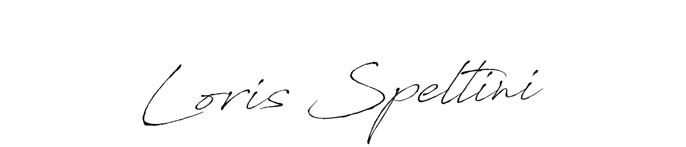 Design your own signature with our free online signature maker. With this signature software, you can create a handwritten (Antro_Vectra) signature for name Loris Speltini. Loris Speltini signature style 6 images and pictures png
