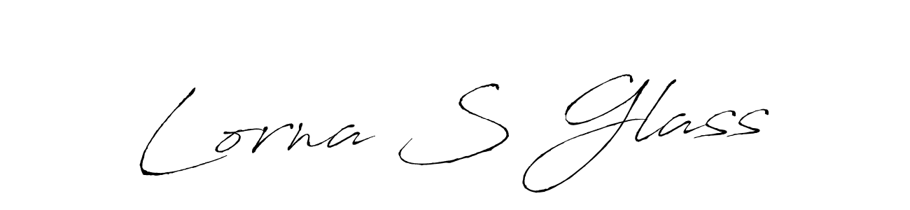 How to make Lorna S Glass signature? Antro_Vectra is a professional autograph style. Create handwritten signature for Lorna S Glass name. Lorna S Glass signature style 6 images and pictures png
