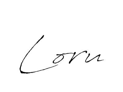 Also we have Loru name is the best signature style. Create professional handwritten signature collection using Antro_Vectra autograph style. Loru signature style 6 images and pictures png