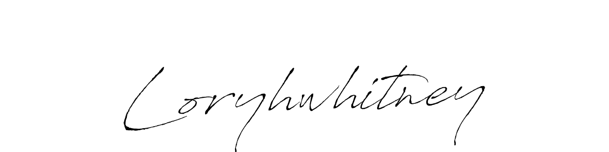 This is the best signature style for the Loryhwhitney name. Also you like these signature font (Antro_Vectra). Mix name signature. Loryhwhitney signature style 6 images and pictures png