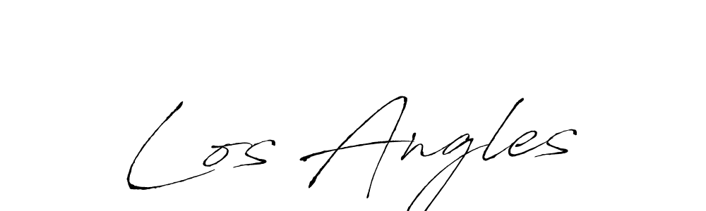 Los Angles stylish signature style. Best Handwritten Sign (Antro_Vectra) for my name. Handwritten Signature Collection Ideas for my name Los Angles. Los Angles signature style 6 images and pictures png