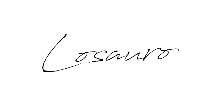 How to make Losauro signature? Antro_Vectra is a professional autograph style. Create handwritten signature for Losauro name. Losauro signature style 6 images and pictures png