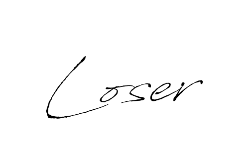 Best and Professional Signature Style for Loser. Antro_Vectra Best Signature Style Collection. Loser signature style 6 images and pictures png