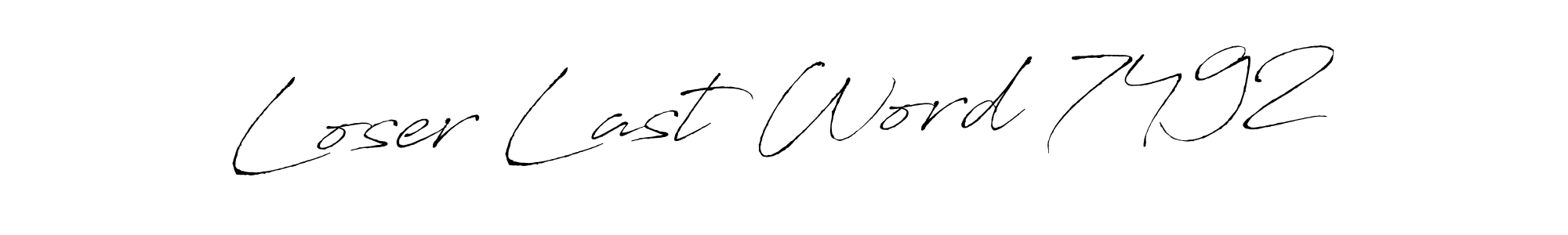 Check out images of Autograph of Loser Last Word 7492 name. Actor Loser Last Word 7492 Signature Style. Antro_Vectra is a professional sign style online. Loser Last Word 7492 signature style 6 images and pictures png