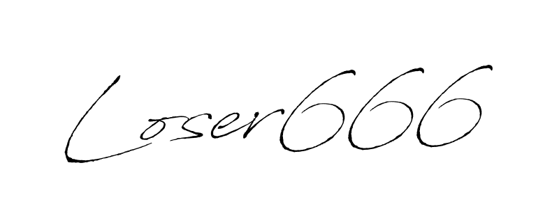 if you are searching for the best signature style for your name Loser666. so please give up your signature search. here we have designed multiple signature styles  using Antro_Vectra. Loser666 signature style 6 images and pictures png