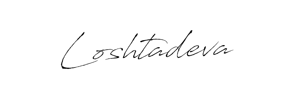 Make a beautiful signature design for name Loshtadeva. Use this online signature maker to create a handwritten signature for free. Loshtadeva signature style 6 images and pictures png