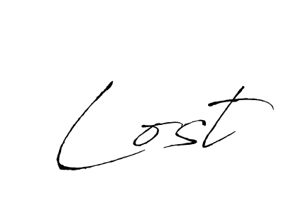Design your own signature with our free online signature maker. With this signature software, you can create a handwritten (Antro_Vectra) signature for name Lost. Lost signature style 6 images and pictures png