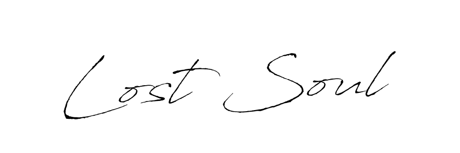 Design your own signature with our free online signature maker. With this signature software, you can create a handwritten (Antro_Vectra) signature for name Lost Soul. Lost Soul signature style 6 images and pictures png