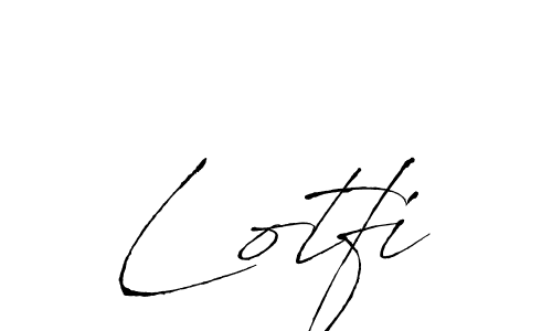 Create a beautiful signature design for name Lotfi. With this signature (Antro_Vectra) fonts, you can make a handwritten signature for free. Lotfi signature style 6 images and pictures png