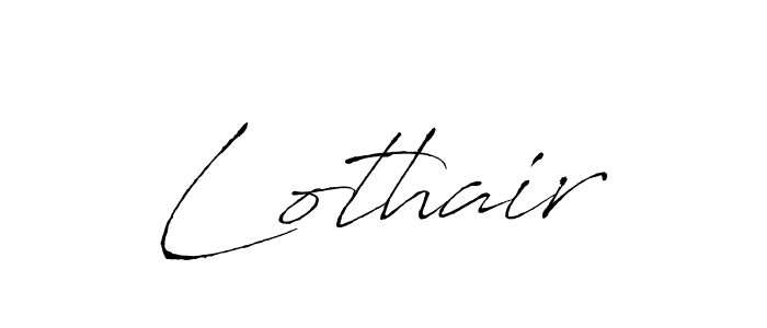 Antro_Vectra is a professional signature style that is perfect for those who want to add a touch of class to their signature. It is also a great choice for those who want to make their signature more unique. Get Lothair name to fancy signature for free. Lothair signature style 6 images and pictures png