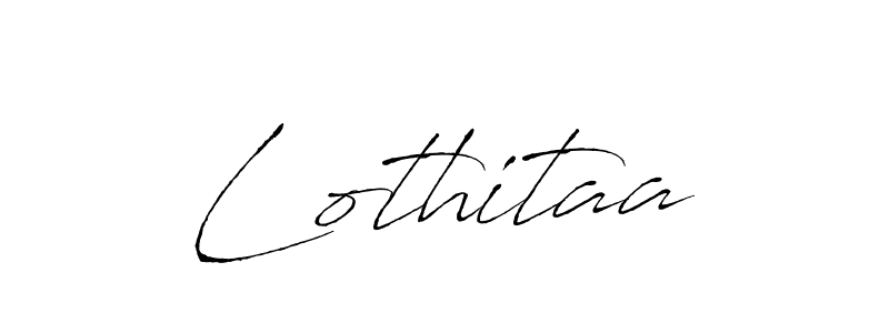 Make a beautiful signature design for name Lothitaa. With this signature (Antro_Vectra) style, you can create a handwritten signature for free. Lothitaa signature style 6 images and pictures png