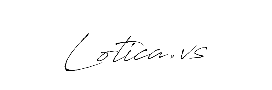 Create a beautiful signature design for name Lotica.vs. With this signature (Antro_Vectra) fonts, you can make a handwritten signature for free. Lotica.vs signature style 6 images and pictures png