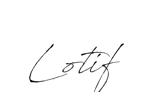 Antro_Vectra is a professional signature style that is perfect for those who want to add a touch of class to their signature. It is also a great choice for those who want to make their signature more unique. Get Lotif name to fancy signature for free. Lotif signature style 6 images and pictures png