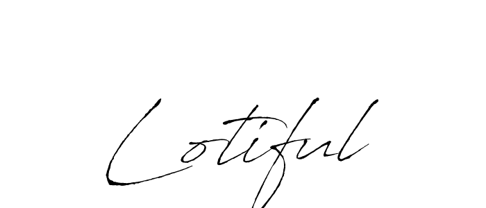 You should practise on your own different ways (Antro_Vectra) to write your name (Lotiful) in signature. don't let someone else do it for you. Lotiful signature style 6 images and pictures png