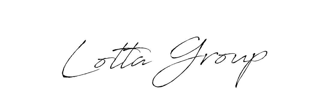 Antro_Vectra is a professional signature style that is perfect for those who want to add a touch of class to their signature. It is also a great choice for those who want to make their signature more unique. Get Lotta Group name to fancy signature for free. Lotta Group signature style 6 images and pictures png