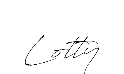 Also we have Lotty name is the best signature style. Create professional handwritten signature collection using Antro_Vectra autograph style. Lotty signature style 6 images and pictures png