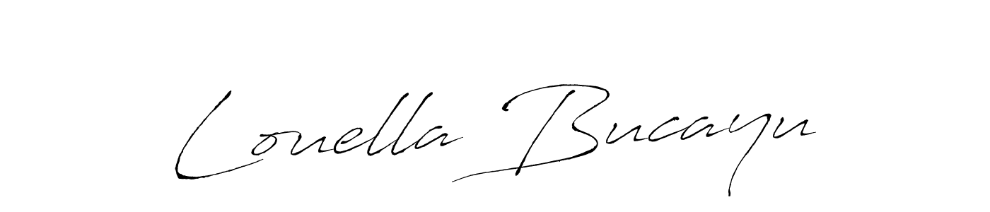 Make a short Louella Bucayu signature style. Manage your documents anywhere anytime using Antro_Vectra. Create and add eSignatures, submit forms, share and send files easily. Louella Bucayu signature style 6 images and pictures png