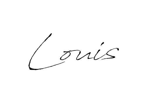 Use a signature maker to create a handwritten signature online. With this signature software, you can design (Antro_Vectra) your own signature for name Louis. Louis signature style 6 images and pictures png