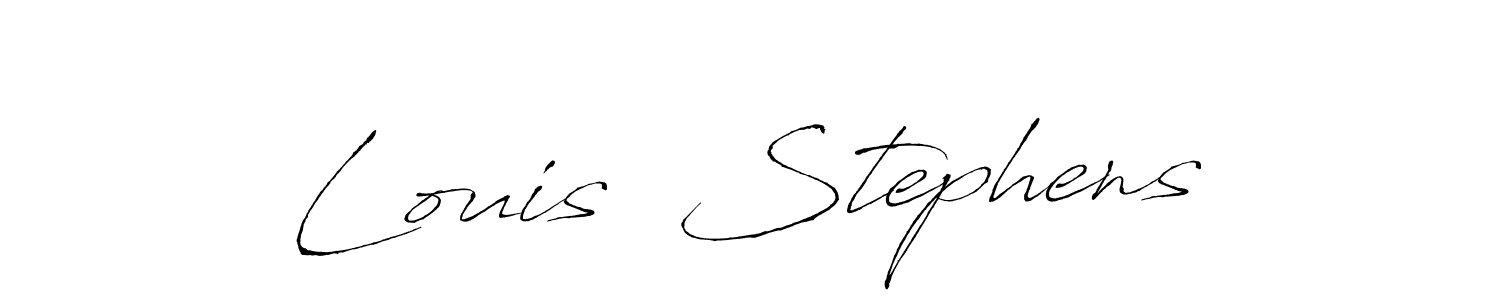 Make a short Louis  Stephens signature style. Manage your documents anywhere anytime using Antro_Vectra. Create and add eSignatures, submit forms, share and send files easily. Louis  Stephens signature style 6 images and pictures png