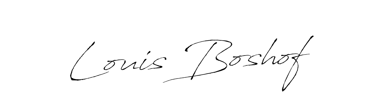 if you are searching for the best signature style for your name Louis Boshof. so please give up your signature search. here we have designed multiple signature styles  using Antro_Vectra. Louis Boshof signature style 6 images and pictures png