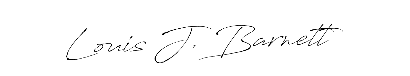 How to make Louis J. Barnett signature? Antro_Vectra is a professional autograph style. Create handwritten signature for Louis J. Barnett name. Louis J. Barnett signature style 6 images and pictures png