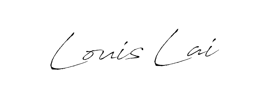 Louis Lai stylish signature style. Best Handwritten Sign (Antro_Vectra) for my name. Handwritten Signature Collection Ideas for my name Louis Lai. Louis Lai signature style 6 images and pictures png