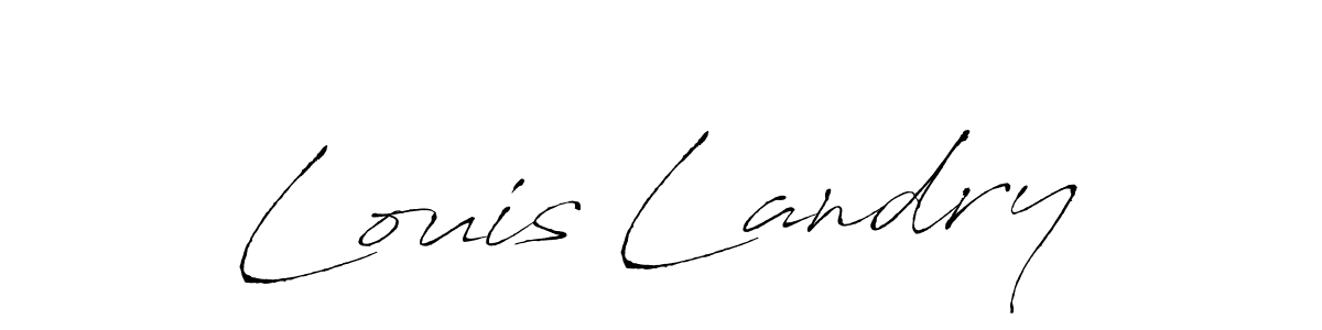 Make a beautiful signature design for name Louis Landry. With this signature (Antro_Vectra) style, you can create a handwritten signature for free. Louis Landry signature style 6 images and pictures png