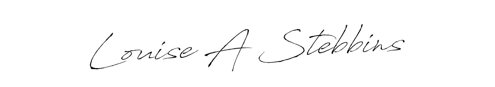 Best and Professional Signature Style for Louise A Stebbins. Antro_Vectra Best Signature Style Collection. Louise A Stebbins signature style 6 images and pictures png