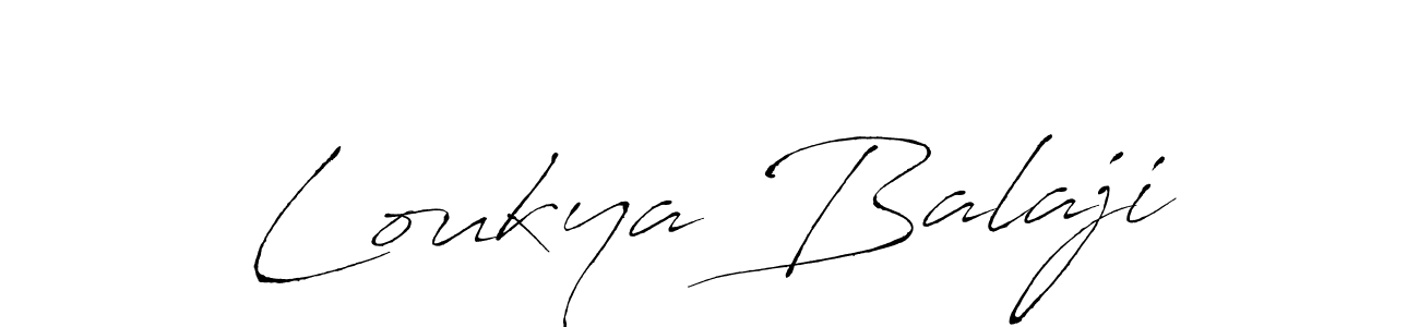 Make a beautiful signature design for name Loukya Balaji. Use this online signature maker to create a handwritten signature for free. Loukya Balaji signature style 6 images and pictures png