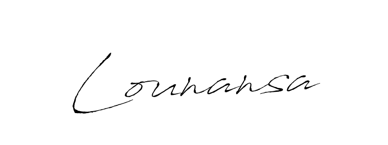 Make a beautiful signature design for name Lounansa. Use this online signature maker to create a handwritten signature for free. Lounansa signature style 6 images and pictures png
