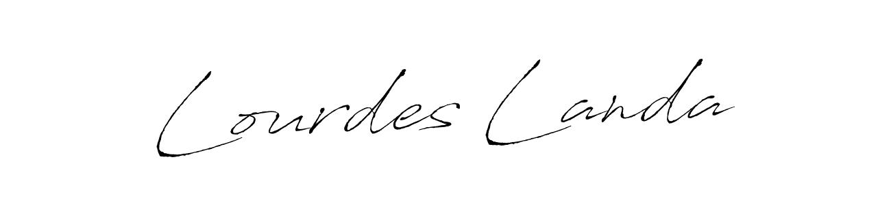 This is the best signature style for the Lourdes Landa name. Also you like these signature font (Antro_Vectra). Mix name signature. Lourdes Landa signature style 6 images and pictures png