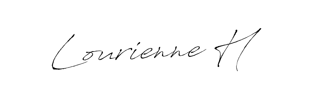 Also we have Lourienne H name is the best signature style. Create professional handwritten signature collection using Antro_Vectra autograph style. Lourienne H signature style 6 images and pictures png