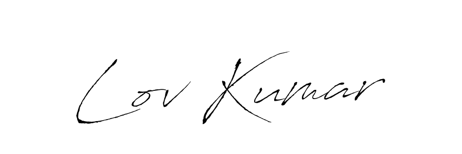 Similarly Antro_Vectra is the best handwritten signature design. Signature creator online .You can use it as an online autograph creator for name Lov Kumar. Lov Kumar signature style 6 images and pictures png