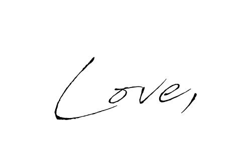 if you are searching for the best signature style for your name Love,. so please give up your signature search. here we have designed multiple signature styles  using Antro_Vectra. Love, signature style 6 images and pictures png