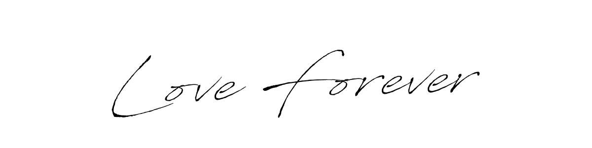 Also we have Love Forever name is the best signature style. Create professional handwritten signature collection using Antro_Vectra autograph style. Love Forever signature style 6 images and pictures png