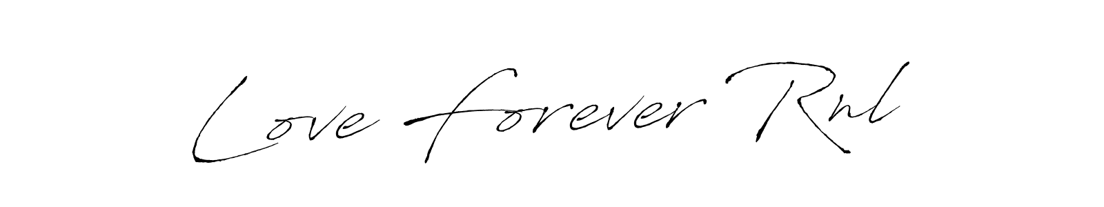 Also You can easily find your signature by using the search form. We will create Love Forever Rnl name handwritten signature images for you free of cost using Antro_Vectra sign style. Love Forever Rnl signature style 6 images and pictures png