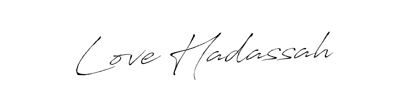 Create a beautiful signature design for name Love Hadassah. With this signature (Antro_Vectra) fonts, you can make a handwritten signature for free. Love Hadassah signature style 6 images and pictures png