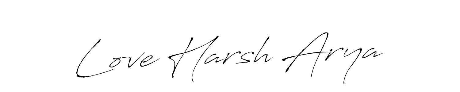 You should practise on your own different ways (Antro_Vectra) to write your name (Love Harsh Arya) in signature. don't let someone else do it for you. Love Harsh Arya signature style 6 images and pictures png