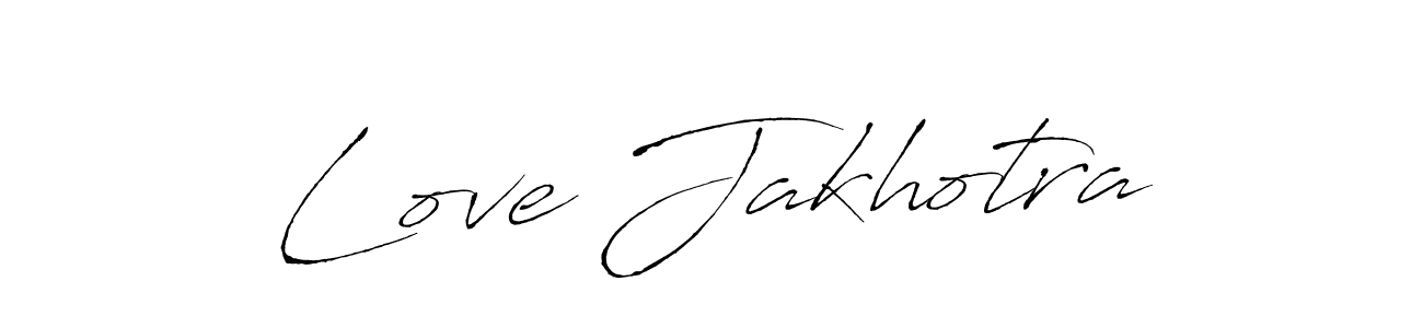 Also You can easily find your signature by using the search form. We will create Love Jakhotra name handwritten signature images for you free of cost using Antro_Vectra sign style. Love Jakhotra signature style 6 images and pictures png