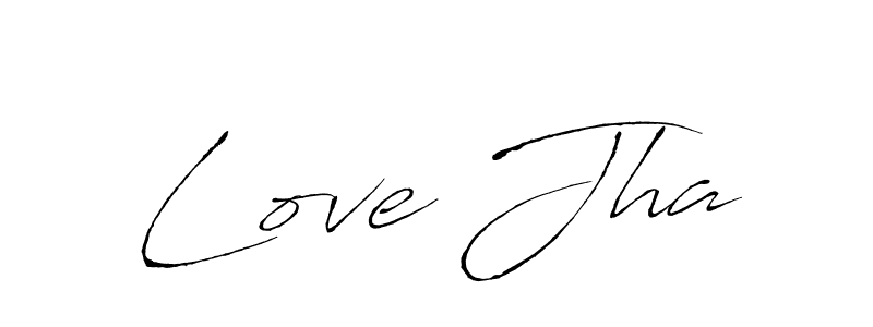 Also we have Love Jha name is the best signature style. Create professional handwritten signature collection using Antro_Vectra autograph style. Love Jha signature style 6 images and pictures png