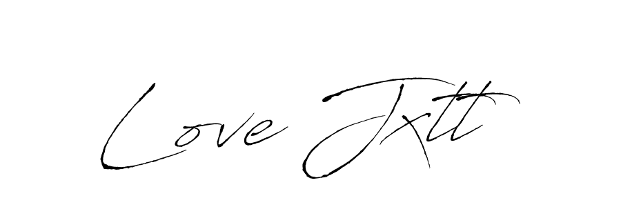 How to make Love Jxtt name signature. Use Antro_Vectra style for creating short signs online. This is the latest handwritten sign. Love Jxtt signature style 6 images and pictures png