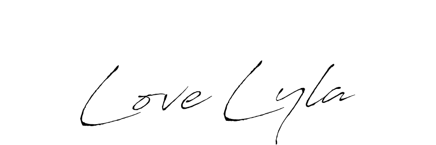 Use a signature maker to create a handwritten signature online. With this signature software, you can design (Antro_Vectra) your own signature for name Love Lyla. Love Lyla signature style 6 images and pictures png