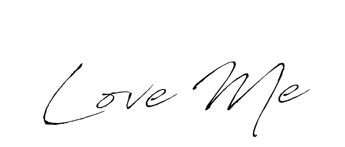 Antro_Vectra is a professional signature style that is perfect for those who want to add a touch of class to their signature. It is also a great choice for those who want to make their signature more unique. Get Love Me name to fancy signature for free. Love Me signature style 6 images and pictures png
