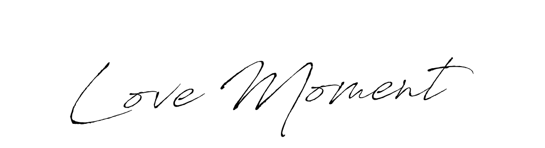 How to make Love Moment signature? Antro_Vectra is a professional autograph style. Create handwritten signature for Love Moment name. Love Moment signature style 6 images and pictures png