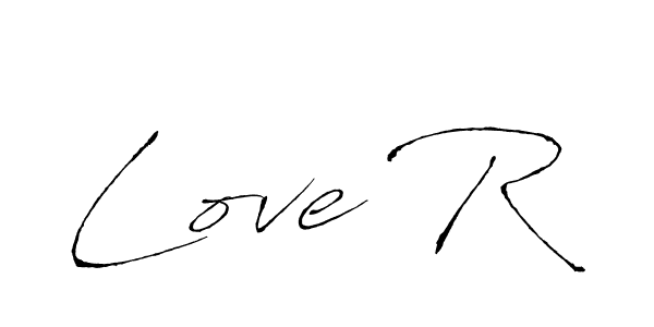 How to make Love R signature? Antro_Vectra is a professional autograph style. Create handwritten signature for Love R name. Love R signature style 6 images and pictures png