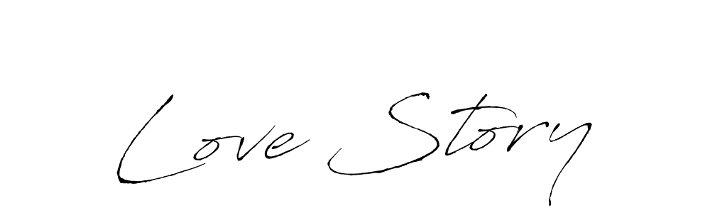 You should practise on your own different ways (Antro_Vectra) to write your name (Love Story) in signature. don't let someone else do it for you. Love Story signature style 6 images and pictures png