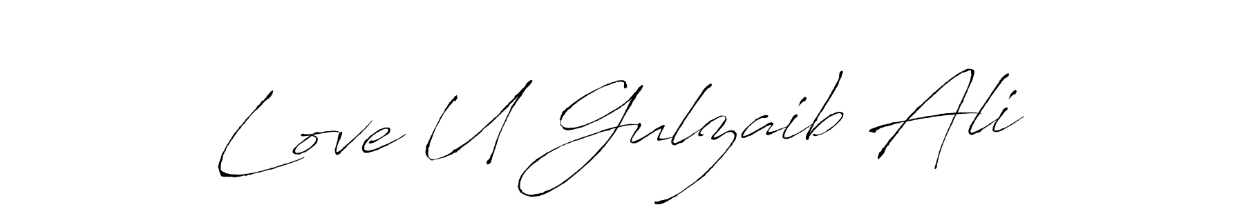 Make a short Love U Gulzaib Ali signature style. Manage your documents anywhere anytime using Antro_Vectra. Create and add eSignatures, submit forms, share and send files easily. Love U Gulzaib Ali signature style 6 images and pictures png