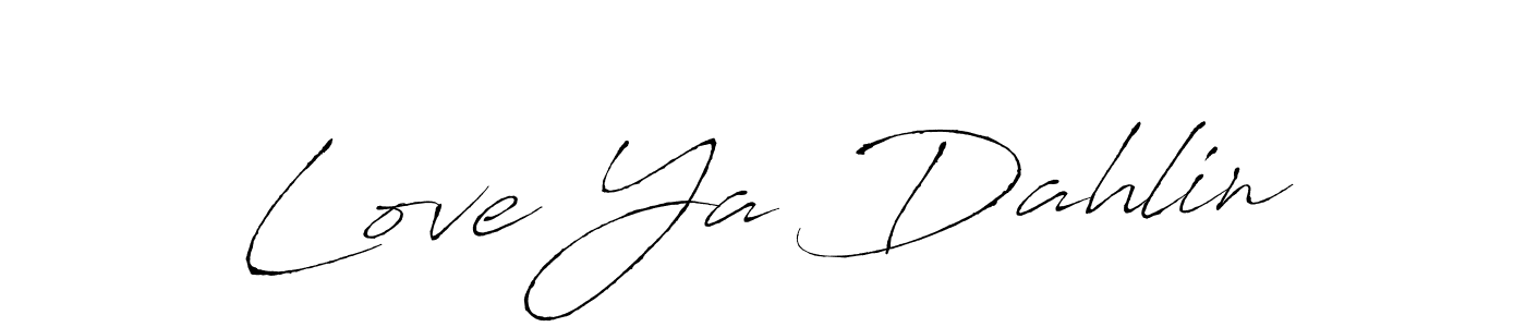 How to Draw Love Ya Dahlin signature style? Antro_Vectra is a latest design signature styles for name Love Ya Dahlin. Love Ya Dahlin signature style 6 images and pictures png