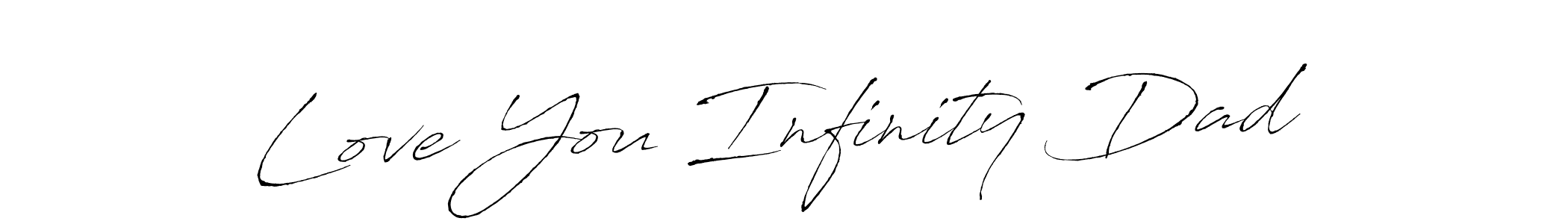 Also we have Love You Infinity Dad name is the best signature style. Create professional handwritten signature collection using Antro_Vectra autograph style. Love You Infinity Dad signature style 6 images and pictures png