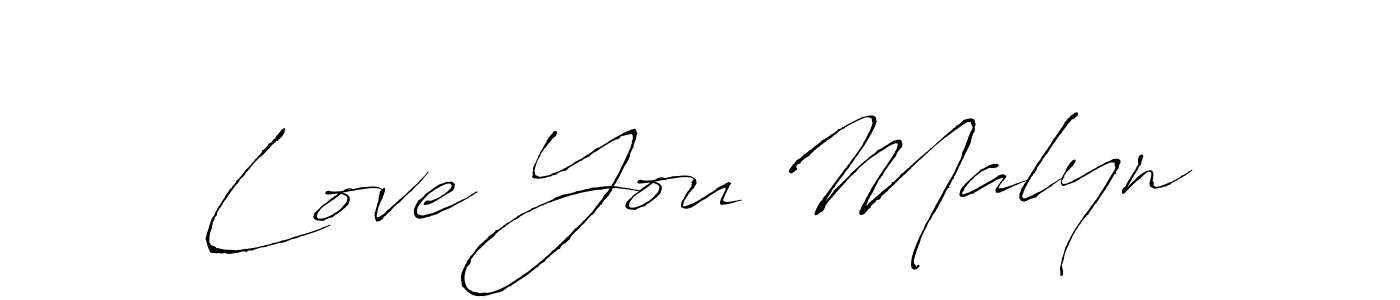 It looks lik you need a new signature style for name Love You Malyn. Design unique handwritten (Antro_Vectra) signature with our free signature maker in just a few clicks. Love You Malyn signature style 6 images and pictures png